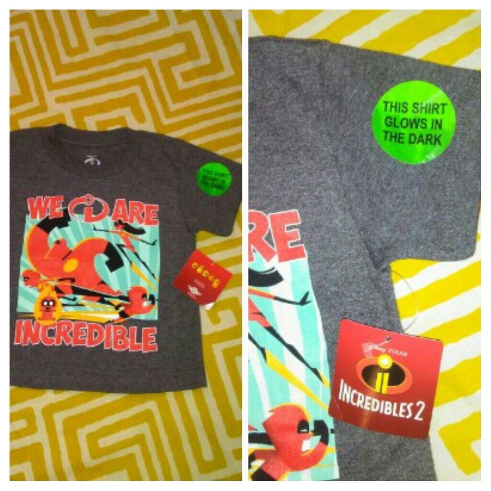 Incredibles GLOW-in-the-dark🌠 NWT tee